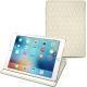 Lederschutzhülle Apple iPad 9.7" (2017) - Blanc - Couture ( Bologna - White ) 