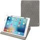 Apple iPad 9.7" (2017) leather case - Acier vintage - Couture