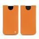 Apple iPhone Xs Max leather pouch - Orange ( Nappa - Pantone 1495U ) 