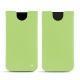 Apple iPhone Xs Max leather pouch - Vert olive ( Nappa - Pantone 578U ) 