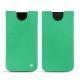 Pochette cuir Apple iPhone Xs Max - Menthe vintage ( Pantone 562C ) 