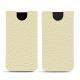 Custodia in pelle Apple iPhone Xs Max - Ivoire ( Sleek P C12 - White ) 