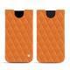 Lederschutzhülle Apple iPhone Xs Max - Orange - Couture ( Nappa - Pantone 1495U ) 