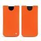 Capa em pele Apple iPhone Xs Max - Orange fluo