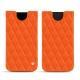 レザーケース Apple iPhone Xs Max - Orange fluo - Couture