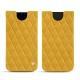 レザーケース Apple iPhone Xs Max - Jaune soulèu - Couture