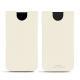 Custodia in pelle Apple iPhone Xs Max - Blanc PU