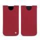 Lederschutzhülle Apple iPhone Xs Max - Rouge passion