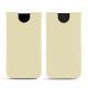 Custodia in pelle Apple iPhone Xr - Beige ( Nappa - Pantone 7502C ) 