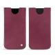 Pochette cuir Apple iPhone Xr - Prune vintage ( Pantone 512C ) 