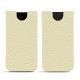 Apple iPhone Xr leather pouch - Ivoire ( Sleek P C12 - White ) 