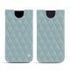Custodia in pelle Apple iPhone Xr - Bleu ciel - Couture ( Nappa - Pantone 277C ) 