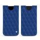 Custodia in pelle Apple iPhone Xr - Bleu océan - Couture ( Nappa - Pantone 293C ) 