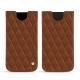 Custodia in pelle Apple iPhone Xr - Marron - Couture ( Nappa - Pantone 1615C ) 