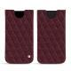 Capa em pele Apple iPhone Xr - Lie de vin - Couture ( Pantone 5115C ) 
