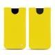 Custodia in pelle Apple iPhone Xr - Jaune fluo