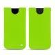 Pochette cuir Apple iPhone Xr - Vert fluo