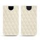 가죽 커버 Apple iPhone Xr - Blanc escumo - Couture