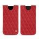 Pochette cuir Apple iPhone Xr - Rouge troupelenc - Couture