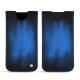Pochette cuir Apple iPhone Xr - Bleu Patine