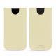 Lederschutzhülle Apple iPhone Xr - Beige PU