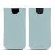 Apple iPhone Xr leather pouch - Bleu Ciel PU