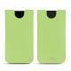 Apple iPhone Xr leather pouch - Vert olive PU
