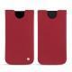 Lederschutzhülle Apple iPhone Xr - Rouge passion
