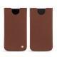Capa em pele Apple iPhone Xr - Marron délicat