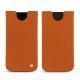 Apple iPhone Xr leather pouch - Orange vibrant