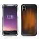 가죽 커버 Apple iPhone X - Marron Patine