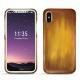 Lederschutzhülle Apple iPhone X - Doré Patine