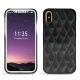 Apple iPhone X leather cover - Onyx - Couture
