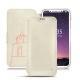 Apple iPhone X leather case - Blanc escumo