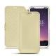Housse cuir Apple iPhone X - Beige PU