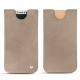 Custodia in pelle Apple iPhone X - Taupe vintage ( Pantone 7530C ) 