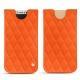 Funda de piel Apple iPhone X - Orange fluo - Couture