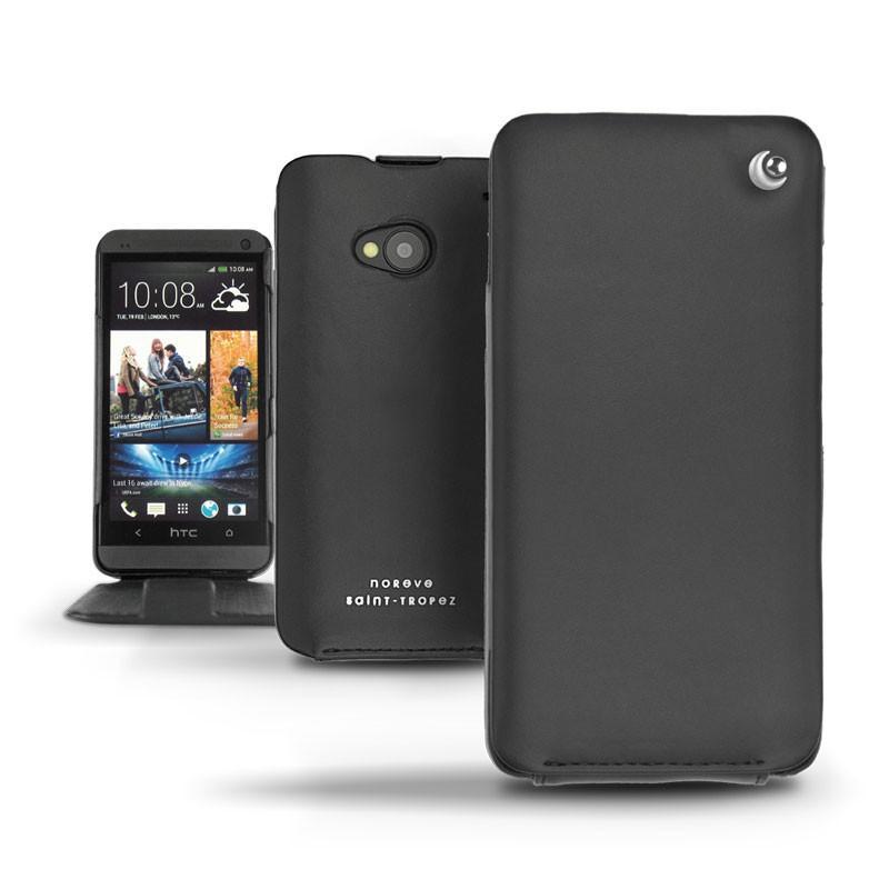 HTC One  leather case - Noir ( Nappa - Black ) 