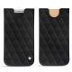 Capa em pele Apple iPhone X - Negre poudro - Couture