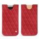 Funda de piel Apple iPhone X - Rouge troupelenc - Couture