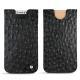 硬质真皮保护套 Apple iPhone X - Autruche nero