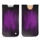 Funda de piel Apple iPhone X - Violet Patine