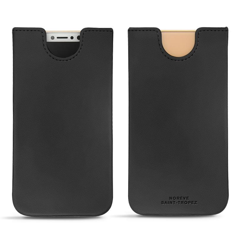 硬质真皮保护套 Apple iPhone X - Noir PU