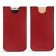 Funda de piel Apple iPhone X - Rouge PU