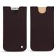 Apple iPhone X leather pouch - Marron envoûtant