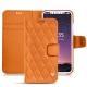 Apple iPhone X leather case - Orange - Couture ( Nappa - Pantone 1495U ) 