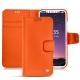 レザーケース Apple iPhone X - Orange fluo