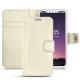 Funda de piel Apple iPhone X - Blanc PU