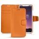 Capa em pele Apple iPhone X - Orange PU