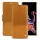 Housse cuir Samsung Galaxy Note9 - Or Maïa ( Pantone 871C ) 
